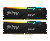 Pamięć RAM KINGSTON DDR5 Fury Beast Black RGB 64GB (2*32GB)/6000 CL36 EXPO KF560C36BBEAK2-64